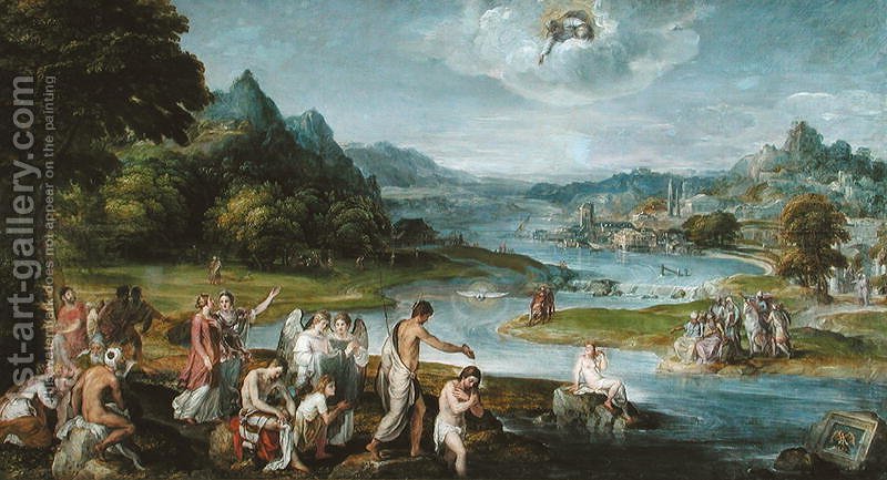800x433 The Baptism Of Christ Lambert Sustris Reproduction 1st Art Gallery - Baptism Of Christ Painting