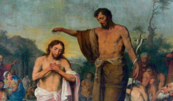 600x350 Feast Of The Baptism Of The Lord - Baptism Of Jesus Christ Painting