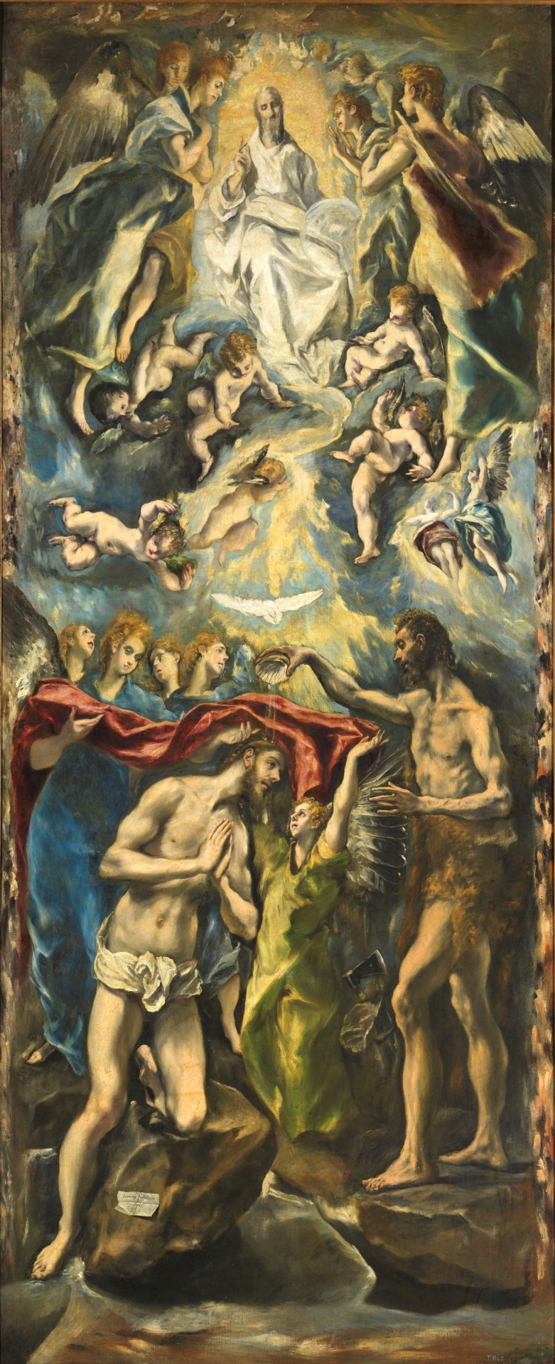 781x1920 The Baptism Of Christ - Baptism Of Jesus Painting