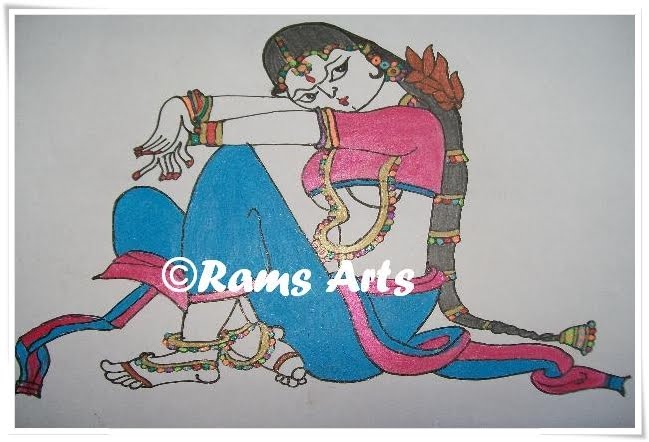 649x442 Ramya The Queen Of Art Ramya'S - Bapu Painting