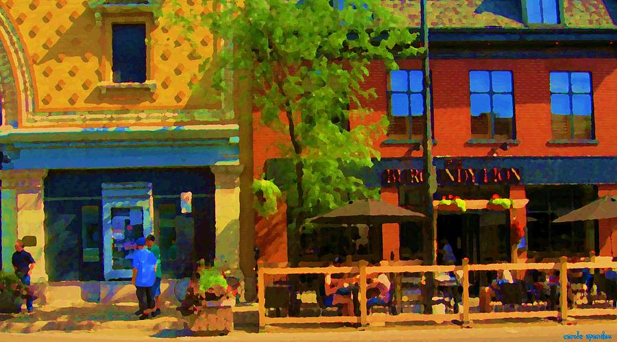 900x499 Rue Notre Dame Street Scene Burgundy Lion Bar South West Montreal - Bar Scene Painting