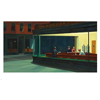350x350 Edward Hopper's Famous Amp Iconic Painting Nighthawks - Bar Scene Painting