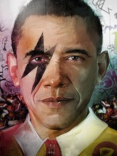 165x220 Buy President Obama Art And Get Free Shipping - Barack Obama Oil Painting