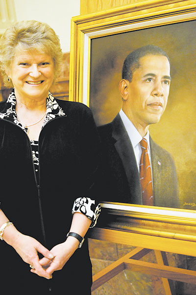 400x601 Obama Portrait Unveiled - Barack Obama Oil Painting