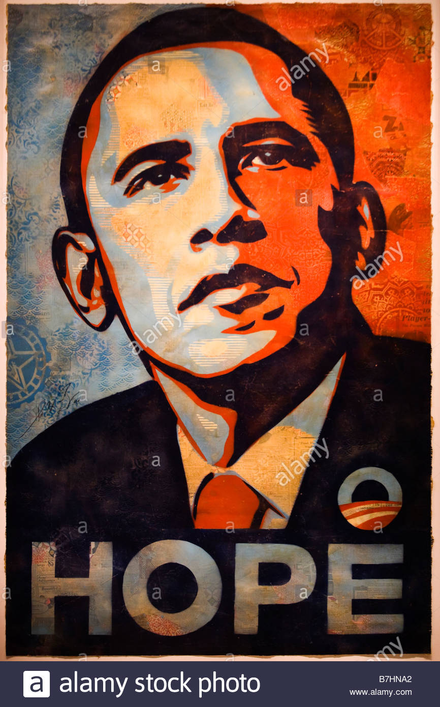 866x1390 Barack Obama Hope Portrait Painting By Shepard Fairey - Barack Obama Painting