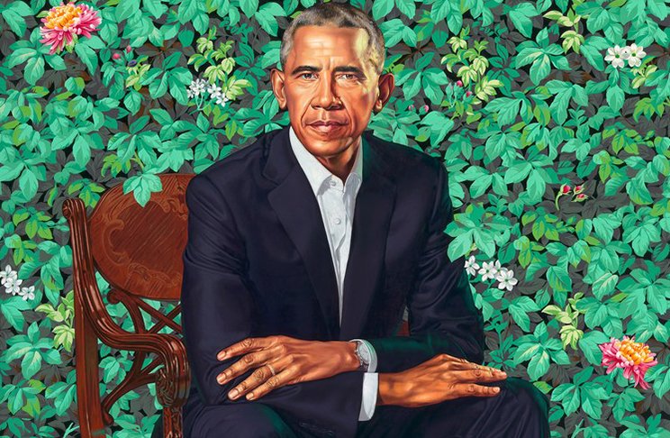 744x486 Strange Facts About Obama's Portrait And Its Painter Kehinde Wiley - Barack Obama Painting