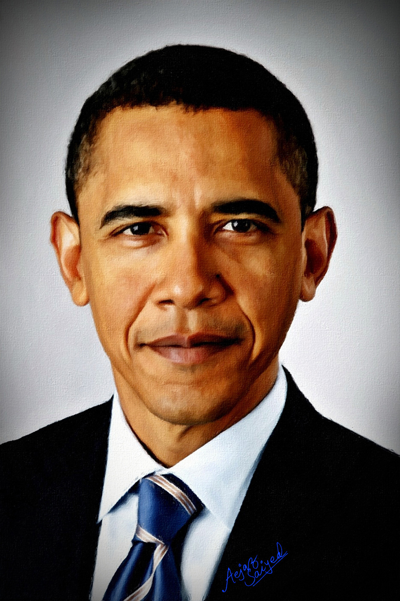 1320x1980 Us President Barack Obama Painting - Barack Obama Painting
