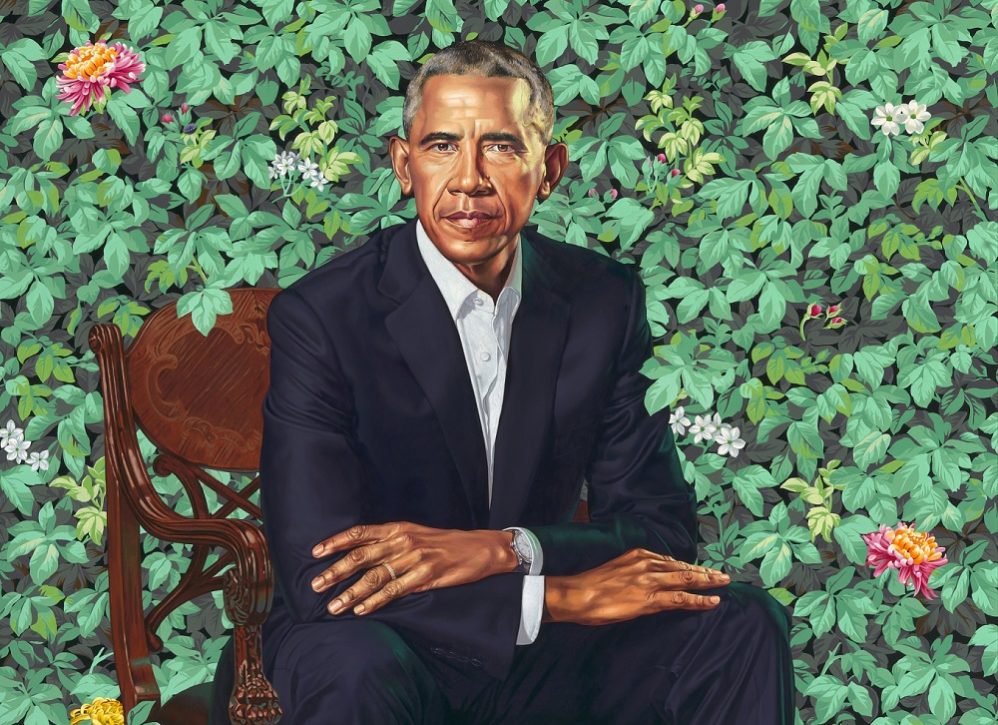 998x725 Barack Obama's Presidential Portrait Fits Him Perfectly - Barack Obama Painting