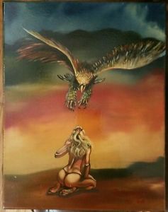 237x300 Boris Vallejo Painting Style Barbarian Princess Under Attack By - Barbarian Painting