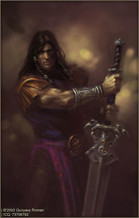 448x700 Fantasy Art] Barbarian By Guro - Barbarian Painting