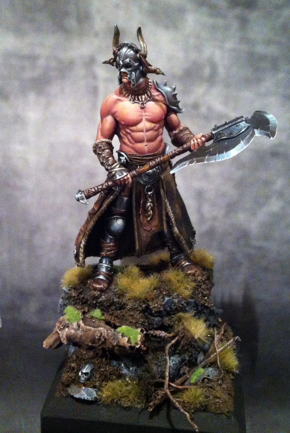 593x883 Painting The Black Sun Barbarian (With Emphasis On Nmm) - Barbarian Painting