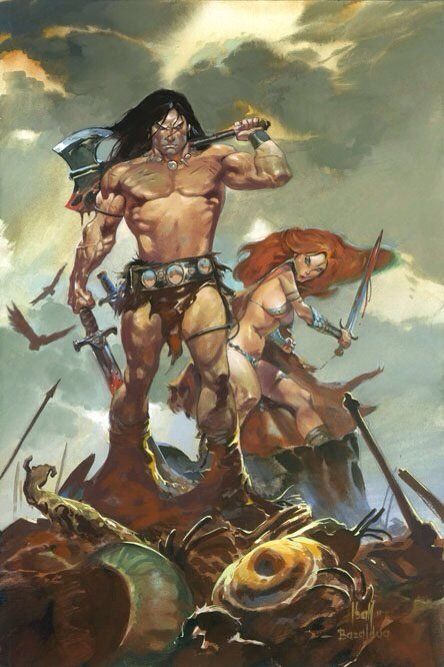 444x667 33 Best Conan Images On Conan, Comic Covers And Savage - Barbarian Painting
