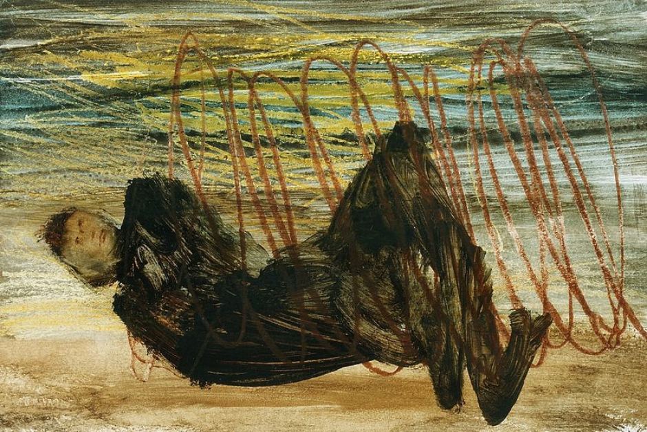 940x627 Barbed Wire Entanglement' (1960) By Sidney Nolan. - Barbed Wire Painting