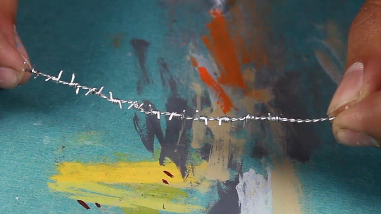 1280x720 How To Create Barbed Wire - Barbed Wire Painting