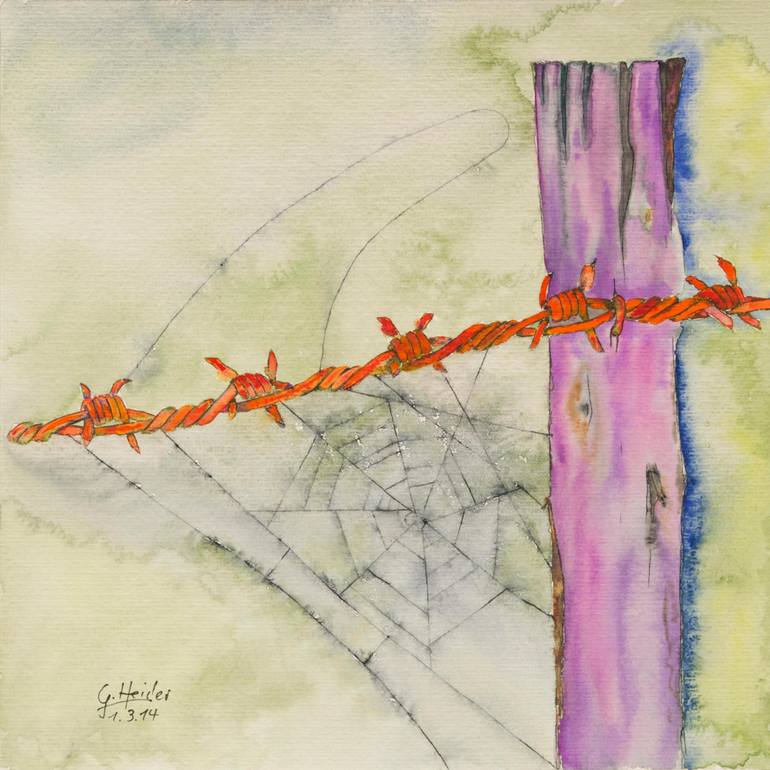 Barbed Wire Painting at Explore collection of
