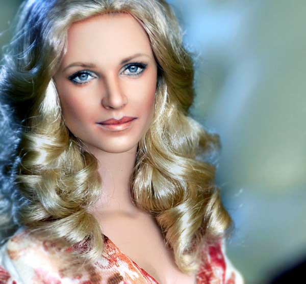 600x558 Celebrity Barbie Dolls Celebrity Gossip - Barbie Doll Painting