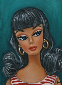 236x325 Barbie Art - Barbie Doll Painting