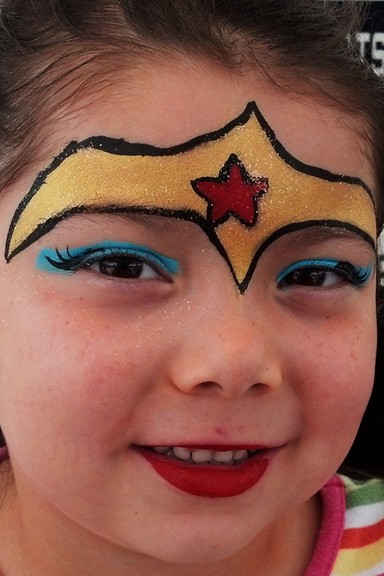 384x576 Barbie Themed Face Painting - Barbie Face Painting