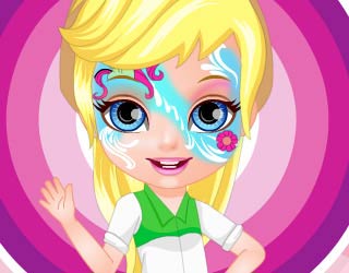 320x250 Play Free Baby Barbie Little Pony Face Painting - Barbie Face Painting