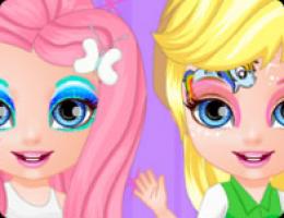 260x200 Baby Barbie Little Pony Face Painting - Barbie Face Painting