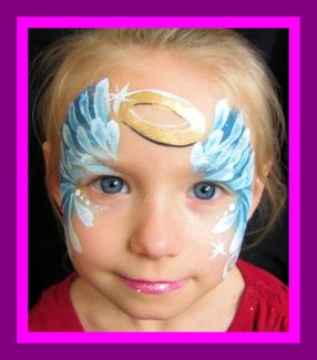 286x325 Stunning Tie Dye Peace Sign By Celticbelle Face Painting - Barbie Painting