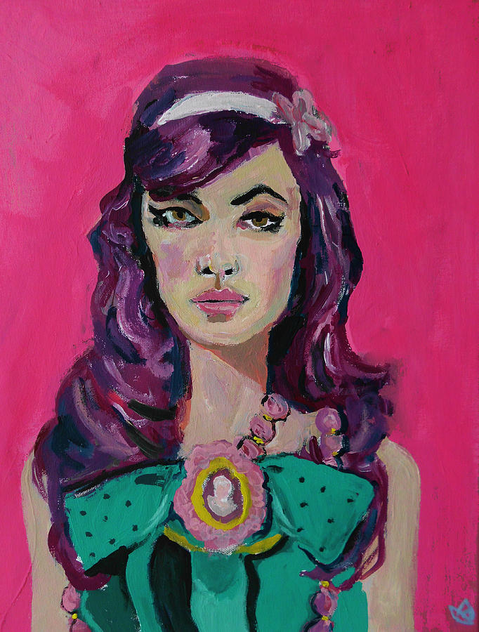 682x900 Sweet Like Barbie Painting By Adam Kissel - Barbie Painting