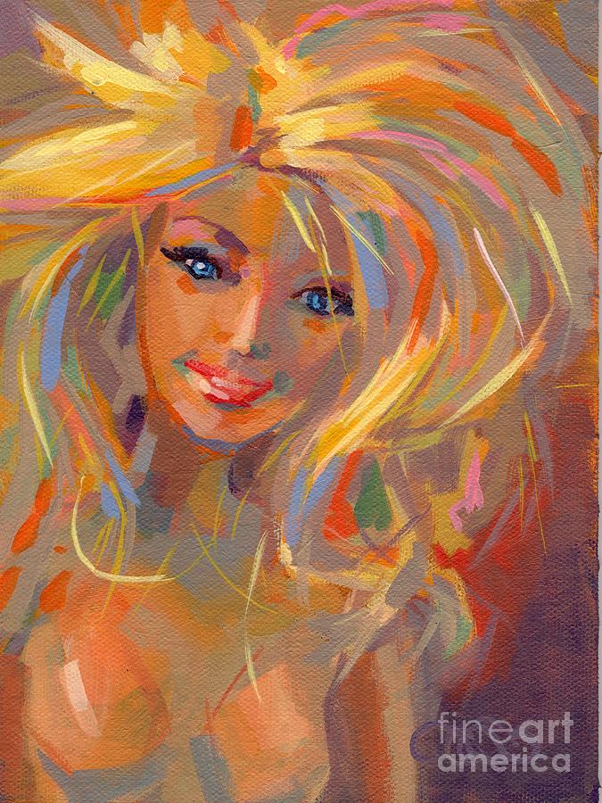 675x900 Barbie Licious Painting By Kimberly Santini - Barbie Painting