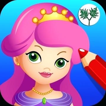 358x358 Princess Painting Games - Barbie Painting Games