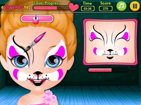 480x360 Baby Barbie Hobbies Face Painting - Barbie Painting Games
