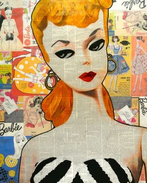 301x375 Art No Longer Available Terrazzo, Annie And Saatchi Online - Barbie Painting Online