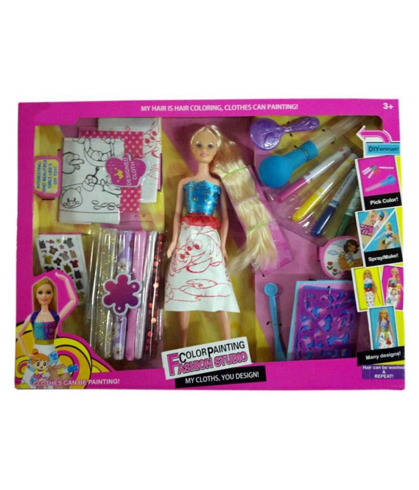 barbie paint set