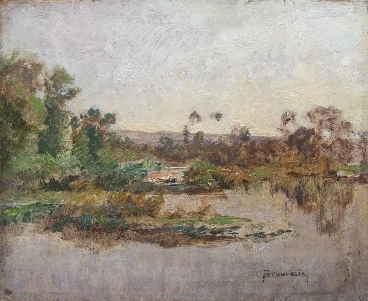 1280x1048 Charles Beauverie - Barbizon Painting