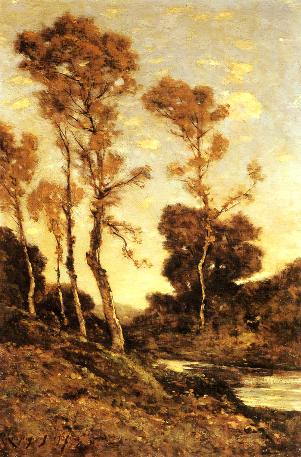 1000x1520 Henri Joseph Harpignies The Barbizon School Of Painters Tutt - Barbizon School Of Painting