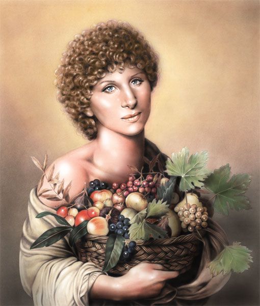 510x600 Streisand Painting Barbra Streisand Painting By Pablito Matito - Barbra Streisand Painting