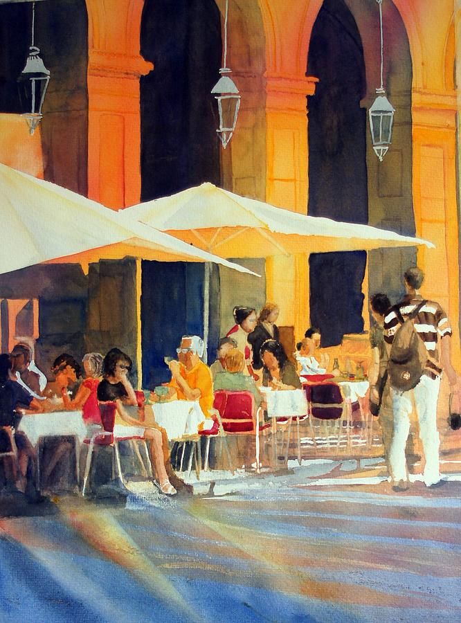 666x900 Plaza Real Barcelona Canvas Print Canvas Art By Maria Balcells - Barcelona Painting