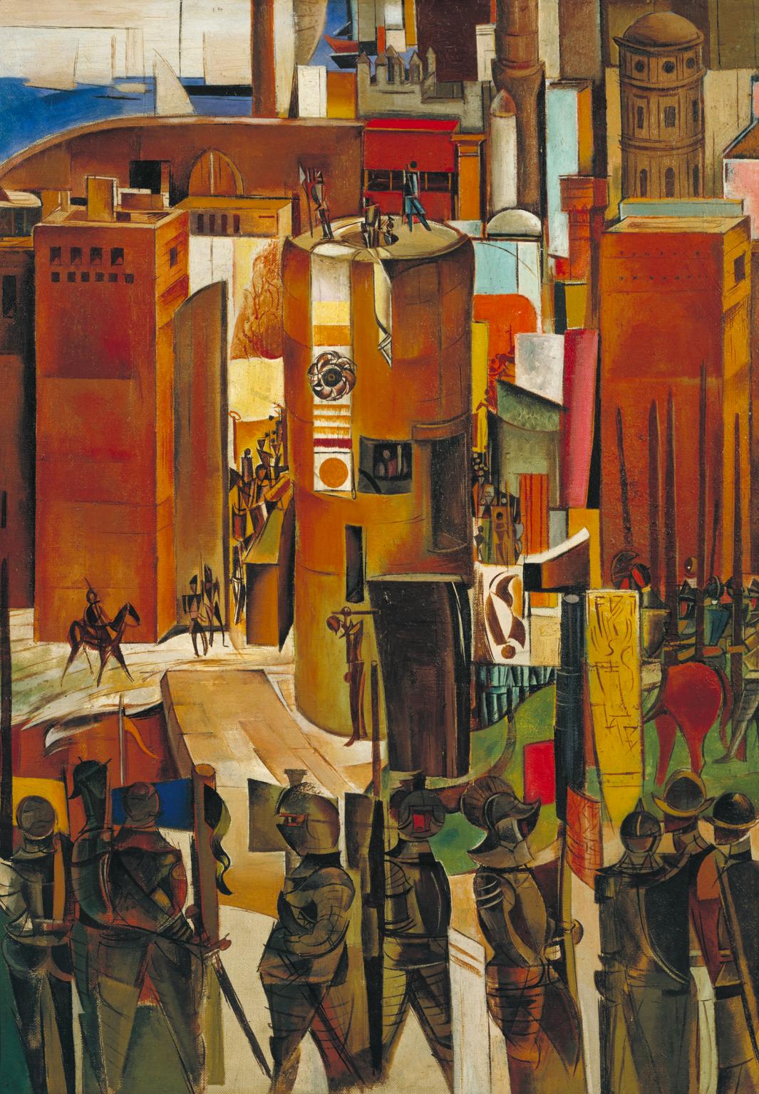 1065x1536 The Surrender Of Barcelona', Wyndham Lewis, 1934 7 Tate - Barcelona Painting