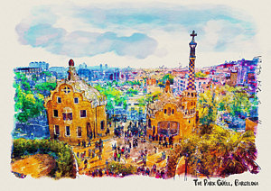 300x212 Barcelona Paintings Fine Art America - Barcelona Painting