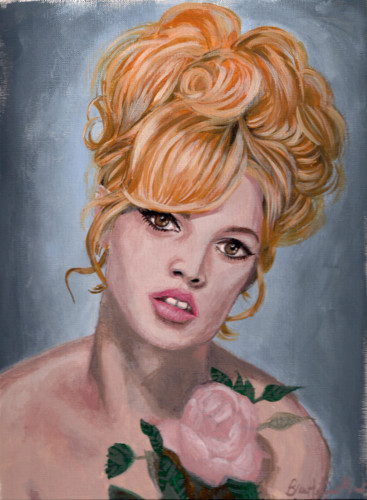 367x500 Brigitte Bardot Images Bb Painting Wallpaper And Background Photos - Bardot Painting