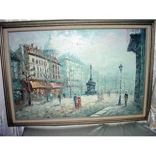 500x500 Oilacrylic Painting On Canvas By J. Bardot - Bardot Painting