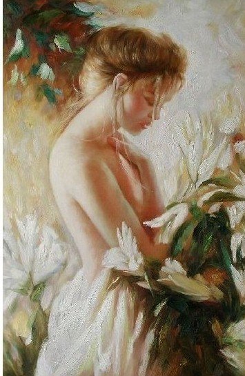 355x545 Manual Artistic Oil Painting, Bare Woman Guaranteed 100% Free - Bare Painting