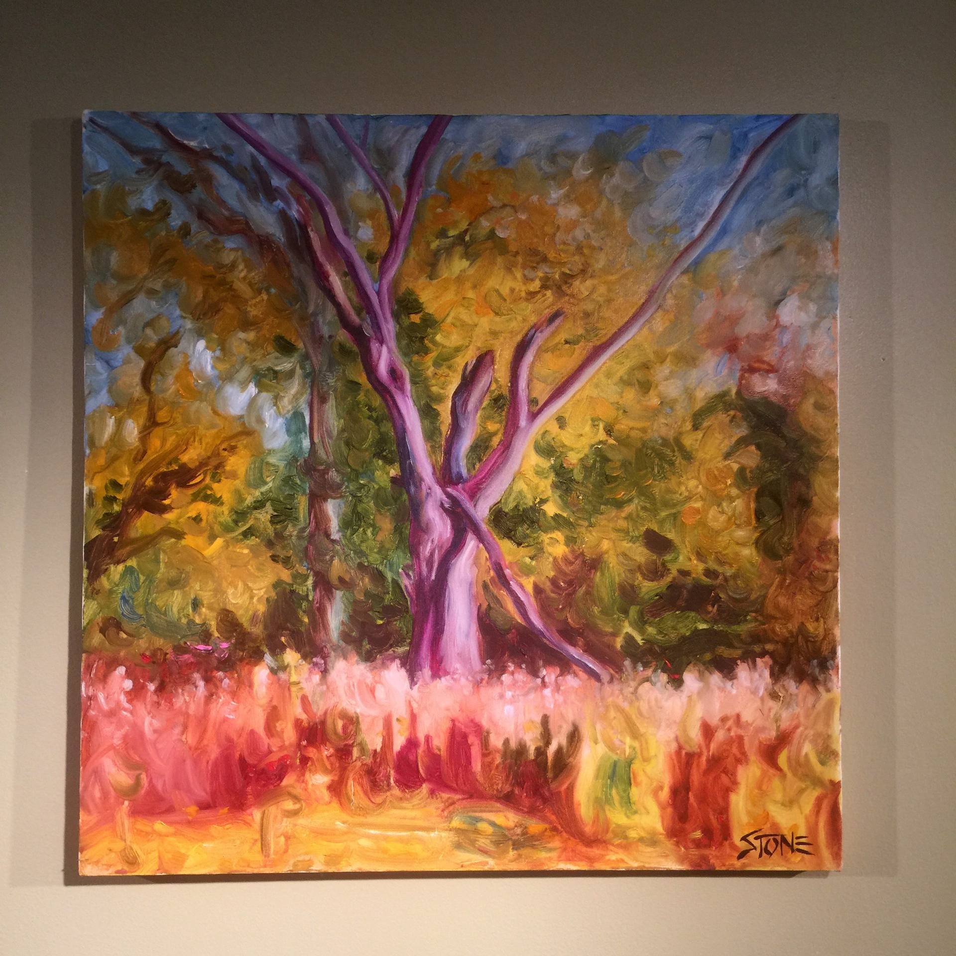 1920x1920 Saatchi Art Bare Tree Painting By Bill Stone - Bare Tree Painting