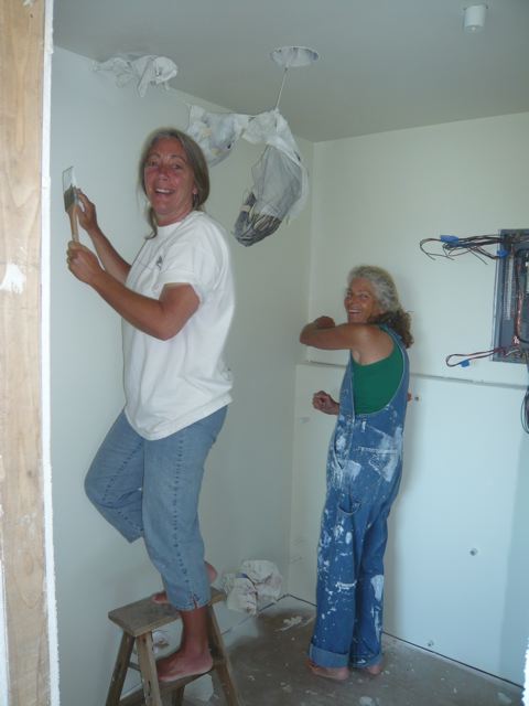 480x640 Clam's Blue House Blogjournal Of Ca's 1st New Construction - Barefoot Painting