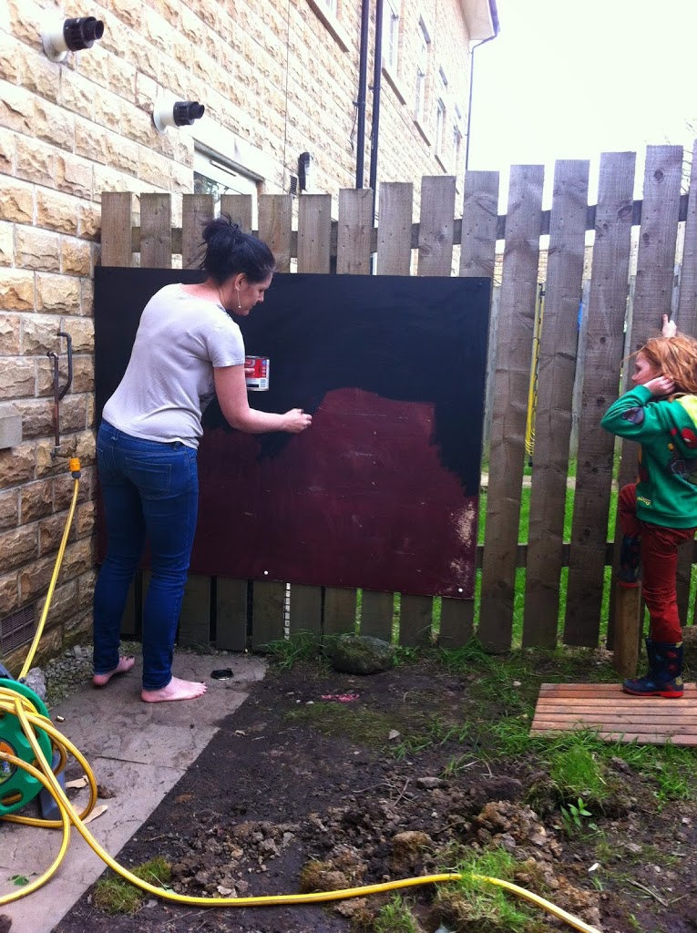 765x1024 Garden Blackboard - Barefoot Painting