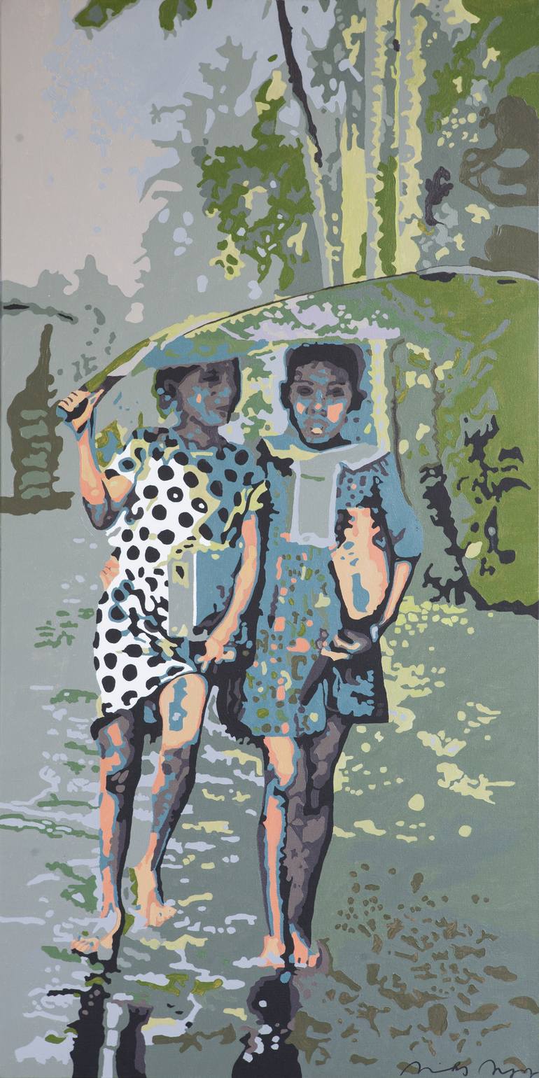 770x1540 Saatchi Art Ep014 Barefoot Painting By Nicky Myny - Barefoot Painting