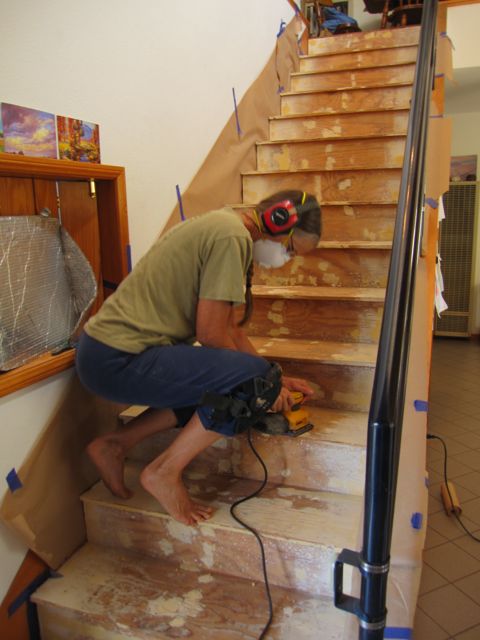 480x640 Barefoot Home Improvement, Episode One Stair Painting Barefoot - Barefoot Painting