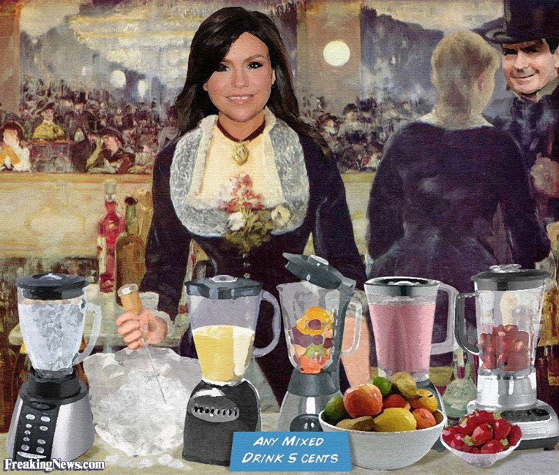 800x680 Rachel Ray Barmaid In Manet Painting Pictures - Barmaid Painting