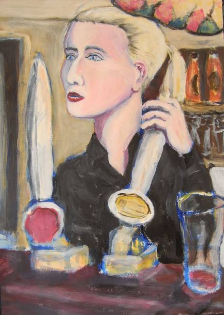 463x650 Stunning Barmaid Painting Reproductions For Sale On Fine Art Prints - Barmaid Painting