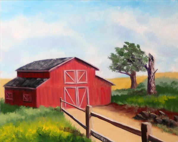 600x480 Daily Painters Blog - Barn Painting