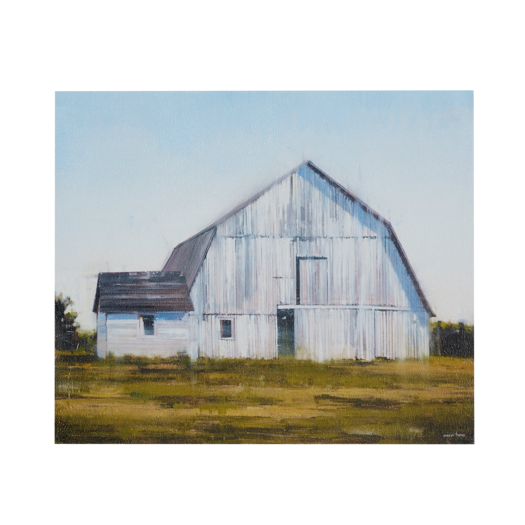 2000x2000 Old White Barn Painting Print On Canvas Amp Reviews Joss Amp Main - Barn Painting