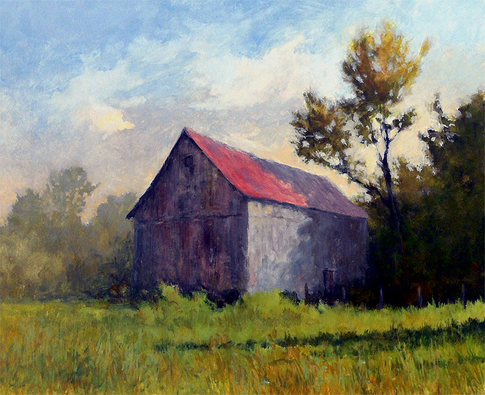 700x570 The Barn Project Ralph Parker, Artist - Barn Painting
